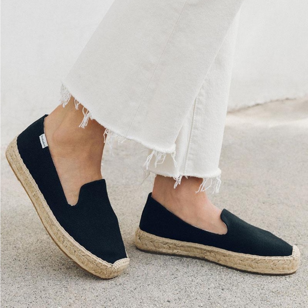 SOLUDOS The Seville Smoking Slipper Platform in Black - Picture 5 of 6